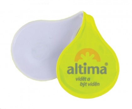 AKCIA  Reflexný magnetický klip koliesko